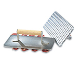 Vollrath 47708 Waffle Pattern Steak Weight - Chrome Plated Steel