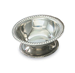 Vollrath 48303 3-1/2-oz Sherbet Dish - Gadroon Top and Base, Silverplated
