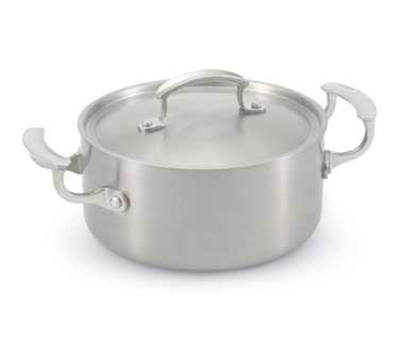 Vollrath 49410 3-qt Casserole with Low Dome Cover - Aluminum Bottom, 18-ga Stainless