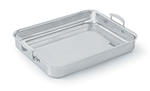 Vollrath 49433 4.6-qt Large Food Pan with Handles - Aluminum Bottom, 18-ga Stainless
