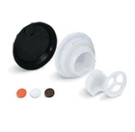 Vollrath 52121 10-oz Beverage Server Cover - Poly, White