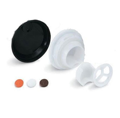 Vollrath 52121 10-oz Beverage Server Cover - Poly, White