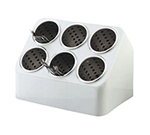 Vollrath 52644 Silv-a-Tainer - Holds 6 Cylinders, Plastic Gray