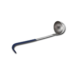 2-oz Ladle - Blue Hooked Handle, Stainless