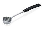 Vollrath 61147 1-oz Solid Spoodle - Black Poly Handle, Stainless