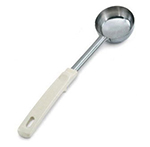 Vollrath 62167 3-oz Solid Spoodle - Ivory Poly Handle, Stainless