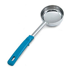 Vollrath 62177 6-oz Solid Spoodle - Teal Poly Handle, Stainless