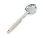 Vollrath 6412335 3-oz Oval Solid Spoodle - Ivory Nylon Handle, Heavy-Duty, Stainless