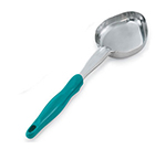 Vollrath 6412655 6-oz Oval Solid Spoodle - Teal Nylon Handle, Heavy-Duty, Stainless