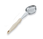 Vollrath 6422335 3-oz Oval Perforated Spoodle - Ivory Nylon Handle, Heavy-Duty, Stainless