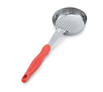 Vollrath 6432865 8-oz Round Perforated Spoodle - Orange Nylon Handle, Heavy-Duty, Stainless