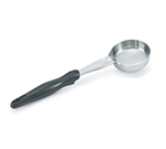 Vollrath 6433820 8-oz Round Solid Spoodle - Black Nylon Handle, Heavy-Duty, Stainless