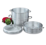 Vollrath 68125 5-qt Rice/Vegetable Steamer - 3-Tier, 18-ga Stainless