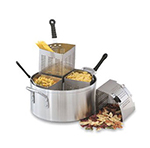 Vollrath 68127 18-1/2-qt Pasta/Vegetable Cooker Set - (4)3-qt Stainless Insets, Aluminum
