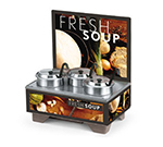 Vollrath 720201102 Full-Size Soup Merchandiser Base - Tuscan, Menu Board, 4-qt Accessories 120v