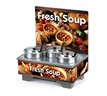 Vollrath 720201103 Full-Size Soup Merchandiser Base - Country Kitchen, Menu Board, 4-qt Accessories 120v