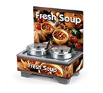 Vollrath 720202103 Full-Size Soup Merchandiser Base - Country Kitchen, Menu Board, 7-qt Accessories 120v