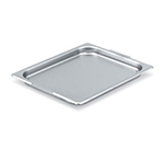 Vollrath 75025 Steam Table Transport Pan Cover - 1/2 Size, Flat Solid, Stainless