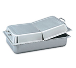 Vollrath 77400 Steam Table Pan Cover - Full Size, Hinged Dome, Stainless