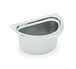 Vollrath 8230620 1.7-qt Decorative Half Size Oval Foodpan - Stainless