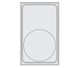 Vollrath 8 240716 Miramar Template - (1) Large Round Pan, 12x20