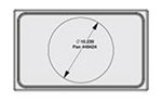 Vollrath 8242110 Miramar Single-Size Template - (1)10