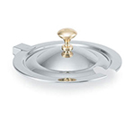 Vollrath 8261710 Miramar 11-qt Soup Inset Hinged Cover - Chrome Knob, Mirror-Finish Stainless