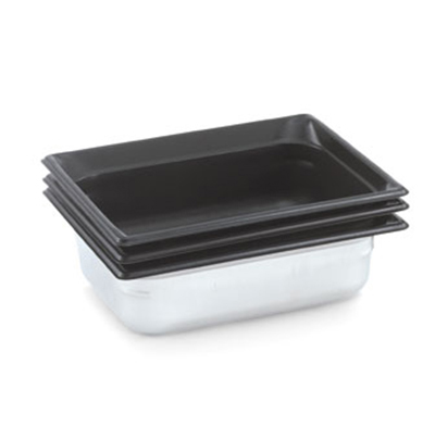 Vollrath 90227 Steam Table Pan - Black Coating, Half Size, 2-1/2" Deep, Stainless