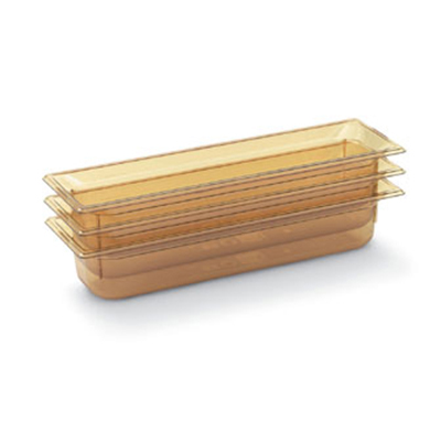 Vollrath 9052410 Half-Size Long Hot Food Pan - 2-1/2" Deep, Amber