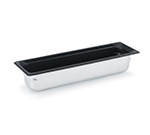 Vollrath 90547 Steam Table Pan - Black Coating, Half Size Long, 4