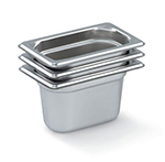 Vollrath 90922 Steam Table Pan - 1/9 Size, 2-1/2