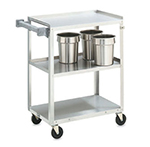 Vollrath 97120 3-Shelf Utility Cart - 300-lb Capacity, 27-1/2x15-1/2x32-5/8