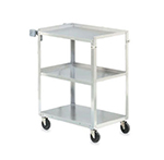 Vollrath 97126 3-Shelf Utility Cart - 400-lb Capacity, 30-7/8x17-3/4x33-3/4