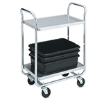 Vollrath 97161 2-Shelf Utility Cart - 500-lb Capacity, 40-1/2x21x36-1/4