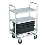 Vollrath 97167 3-Shelf Utility Cart - 500-lb Capacity, 40-1/2x21x36-1/4