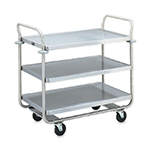 Vollrath 97168 3-Shelf Utility Cart - 500-lb Capacity, 37-1/2x21x35-1/2