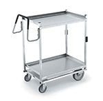 Vollrath 97205 2-Shelf Utility Cart - 650-lb Capacity, Stainless
