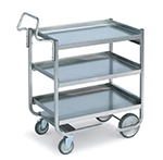 Vollrath 97211 3-Shelf Knock-Down Cart - 37-3/4x21-1/8x42-1/4