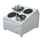 Vollrath 97240 Cutlery Dispenser - 4 Cylinder, 10-1/8x11-1/2x8-1/2