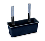 Vollrath 97280 Bussing Cart Silverware Bin - Gray Plastic