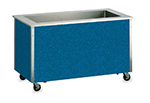 Vollrath 98707 6-Cold Well Food Station - Enclosed Base, Stainless