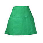 Intedge 342 OR Waist Apron w/ 3-Pockets, 11 x 22-in, Orange