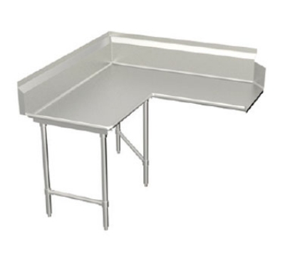 Elkay BCDTL-48-L L-Shaped Clean Dishtable w/ R-To-L Operation, 30 X 48-in,