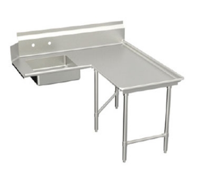 Elkay BDDTLI-36-R L-Shaped Island Soiled Dishtable w/ L-To-R Operation, 30 X 36-in,