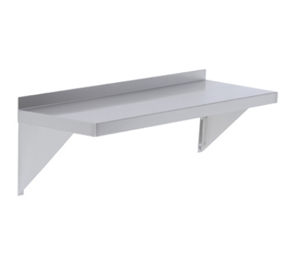 Elkay EWMS-12-60X 12 X 60-in Wall-Mounted Shelf w/ 2-Brackets Included, NSF
