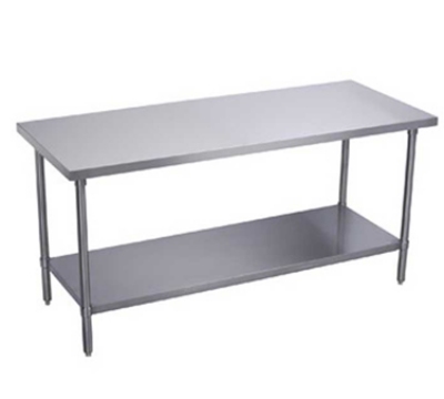 Elkay EWT30S96-STGX 96 X 30-in Work Table w/ 18/400-SS Flat Top, NSF