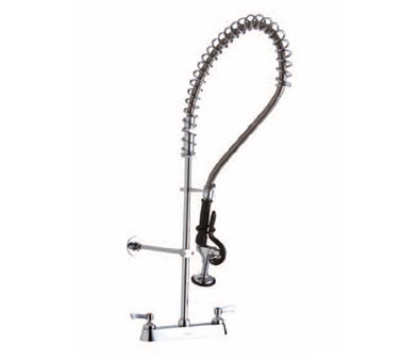 Elkay LK843C Deck Mount Pre-Rinse Faucet, 8-in OC