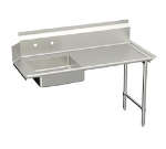 Elkay DDT-84-R Soiled Dishtable w/ Pre-Rinse Sink, R-To-L Operation, 30 X 84-in