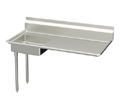 Elkay SLUDT-50-L Undercounter Dishtable w/ 8-in Backsplash, L To R, 30 X 50-in