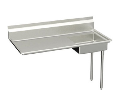 Elkay SLUDT-60-R Undercounter Dishtable w/ 8-in Backsplash, R To L, 30 X 60-in